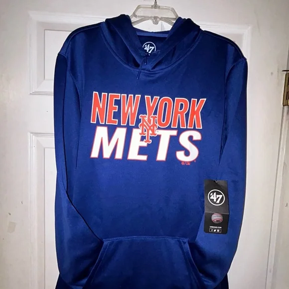 ⚾️🗽🏟️ New York Mets ‘47 MLB Baseball Stadium Hoodie 🏟️🗽⚾️ - Picture 1 of 12